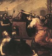 Jusepe de Ribera The Duel of Isabella de Carazzi and Diambra de Pottinella USA oil painting reproduction